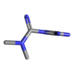 Glifor SR 1000 Uzatılmış Salımlı 84 Tablet (Metformin) Kimyasal Yapısı (3 D)