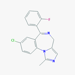 Miloz 5 mg/5 ml 10 Ampül (Midazolam) Kimyasal Yapısı (2 D)
