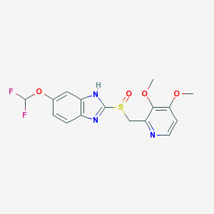 Pantactive 40 mg 14 Tablet (Pantoprazol) Kimyasal Yapısı (2 D)