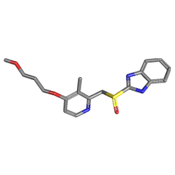 Patril 20 mg 14 Tablet (Rabeprazol) Kimyasal Yapısı (3 D)