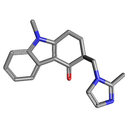 Osetron 4 mg/2 ml IM/IV 1 Ampül (Ondansetron) Kimyasal Yapısı (3 D)