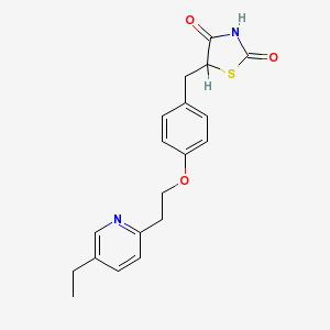 Glifix 45 mg 30 Tablet (Pioglitazon) Kimyasal Yapısı (2 D)