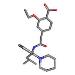 Repelit 1 mg 90 Tablet () Kimyasal Yapısı (3 D)
