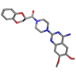 Cardura XL 4 mg 30 Tablet () Kimyasal Yapısı (3 D)