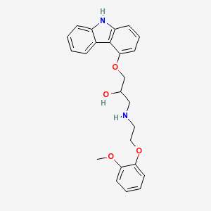 Calbicor 25 mg 30 Tablet (Karvedilol) Kimyasal Yapısı (2 D)