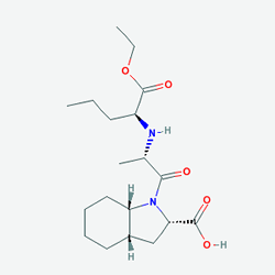 Perpril 8 mg 30 Tablet (Perindopril) Kimyasal Yapısı (2 D)