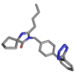 Rotazar 300 mg 28 Tablet (İrbesartan) Kimyasal Yapısı (3 D)