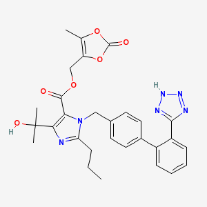 Olmysar 20 mg 28 Tablet (Olmesartan Medoksomil) Kimyasal Yapısı (2 D)