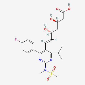 Rosufix 40 mg 84 Tablet (Rosuvastatin) Kimyasal Yapısı (2 D)