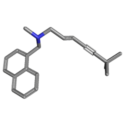 Corbinal Krem 15 g (Terbinafin) Kimyasal Yapısı (3 D)