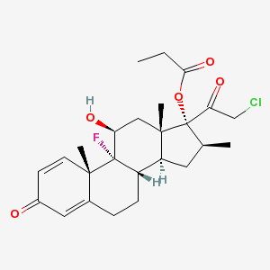 Clobesol Merhem %0.05 50 g (Klobetasol) Kimyasal Yapısı (2 D)