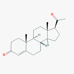 Progestan 25 mg/ml IM 5 Ampül (Progesteron) Kimyasal Yapısı (2 D)