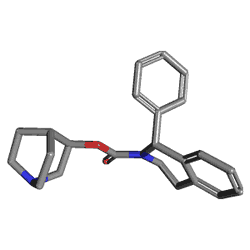 Solifas 5 mg 30 Tablet (Solifenasin) Kimyasal Yapısı (3 D)