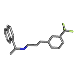 Cynacal 30 mg 28 Tablet (Sinakalset) Kimyasal Yapısı (3 D)