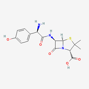 Topramoxin 1000 mg 16 Tablet (Amoksisilin) Kimyasal Yapısı (2 D)