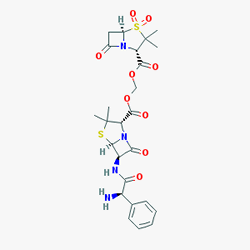 Sultamat 750 mg 10 Tablet (Sultamisilin) Kimyasal Yapısı (2 D)
