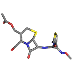 Ieforan 1 g IM/IV 15 ml Flakon + 4 ml Çözücü (Sefotaksim Sodyum) Kimyasal Yapısı (3 D)