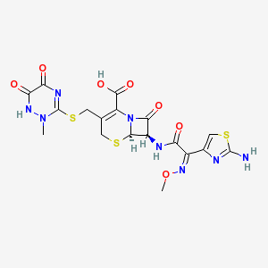Cephaxon 0.5 g IM 1 Flakon (kas içine enjekte iğne) (Seftriakson) Kimyasal Yapısı (2 D)