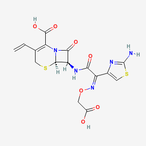 Cefdia 400 mg 5 Tablet (Sefiksim) Kimyasal Yapısı (2 D)