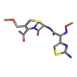 Sefbitor 200 mg 20 Tablet (Sefpodoksim) Kimyasal Yapısı (3 D)