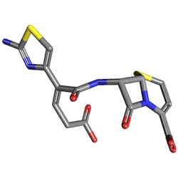 Bucef Plus 180/62.5 mg 20 Saşe () Kimyasal Yapısı (3 D)