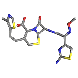 Meiact 200 mg 20 Tablet (Sefditoren) Kimyasal Yapısı (3 D)