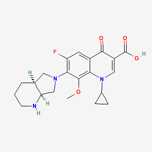 Mofelox 400 mg/250 ml IV Solüsyon (Moksifloksasin) Kimyasal Yapısı (2 D)