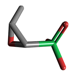 Uromisin Saşe (Fosfomisin) Kimyasal Yapısı (3 D)