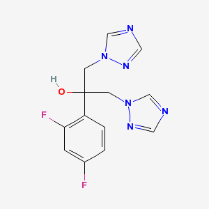 Trizol 100 mg 7 Kapsül (Flukonazol) Kimyasal Yapısı (2 D)