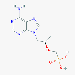 Tenevir 245 mg 30 Tablet (Tenofovir) Kimyasal Yapısı (2 D)