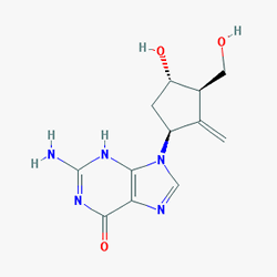 Virente 0.5 mg 30 Tablet (Entekavir) Kimyasal Yapısı (2 D)