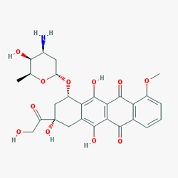 Doxorubicin 10 mg Flakon () Kimyasal Yapısı (2 D)