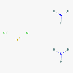 Cisplatinum 50 mg 1 Flakon (Sisplatin) Kimyasal Yapısı (3 D)