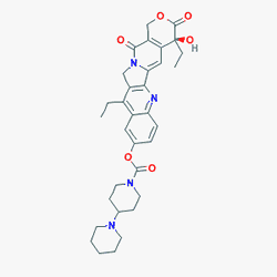 İrontu 40 mg/2 ml IV 1 Flakon (Irinotekan HCL) Kimyasal Yapısı (2 D)