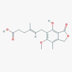 Tarbetax 500 mg 50 Tablet (Mikofenolik Asit) Kimyasal Yapısı (2 D)