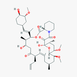 Prograf İğne 5 mg/ml IV 10 Ampül (Takrolimus) Kimyasal Yapısı (2 D)