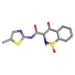 Meksun Fort 15 mg 30 Tablet (Meloksikam) Kimyasal Yapısı (3 D)