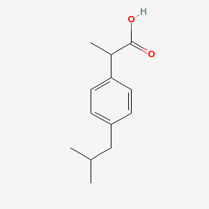Repofen 200 mg 30 Draje (İbuprofen) Kimyasal Yapısı (2 D)