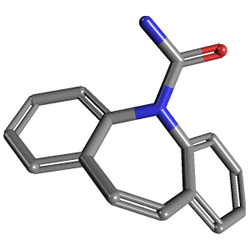 Karberol 200 mg 160 Tablet () Kimyasal Yapısı (3 D)