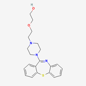 Serex 25 mg 30 Tablet (Ketiapin) Kimyasal Yapısı (2 D)