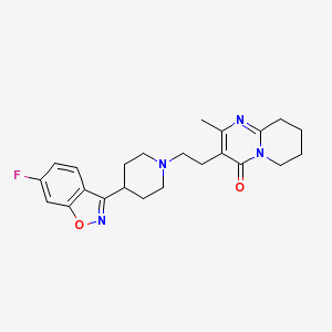Rixol 4 mg 20 Tablet (Risperidon) Kimyasal Yapısı (2 D)