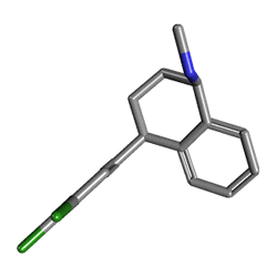 As-Sertral 50 mg 28 Tablet (Sertralin) Kimyasal Yapısı (3 D)