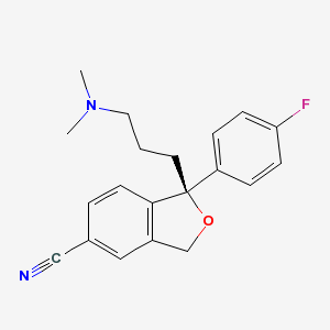 Sevpram 10 mg 56 Tablet (Essitalopram) Kimyasal Yapısı (2 D)