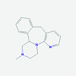 Remeron 45 mg 28 Tablet (Mirtazapin) Kimyasal Yapısı (2 D)