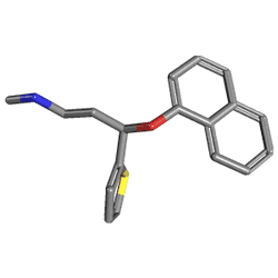 Duloxx 30 mg 56 Kapsül (Duloksetin) Kimyasal Yapısı (3 D)