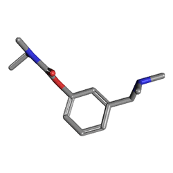 Exelon 4.5 mg 28 Kapsül (Rivastigmin) Kimyasal Yapısı (3 D)