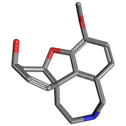 Beklamen 4 mg 56 Efervesan Tablet (Galantamin) Kimyasal Yapısı (3 D)