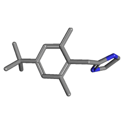 Naze Burun Spreyi 10 ml (Ksilometazolin HCL) Kimyasal Yapısı (3 D)
