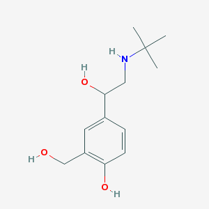Ronkotol 5 mg/2.5 ml 20 Flakon (Salbutamol) Kimyasal Yapısı (2 D)