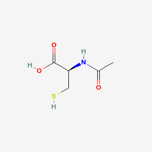 Muconex 600 mg 20 Efervesan Tablet (Asetilsistein) Kimyasal Yapısı (2 D)